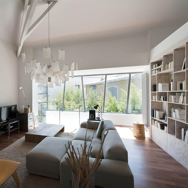 Chandelier en papier-DWHOME