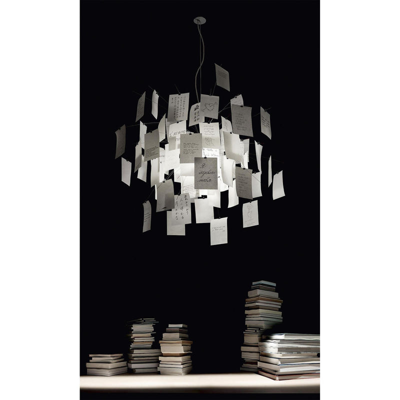 Chandelier en papier-DWHOME