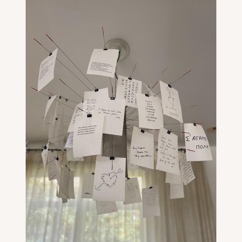 Chandelier en papier-DWHOME