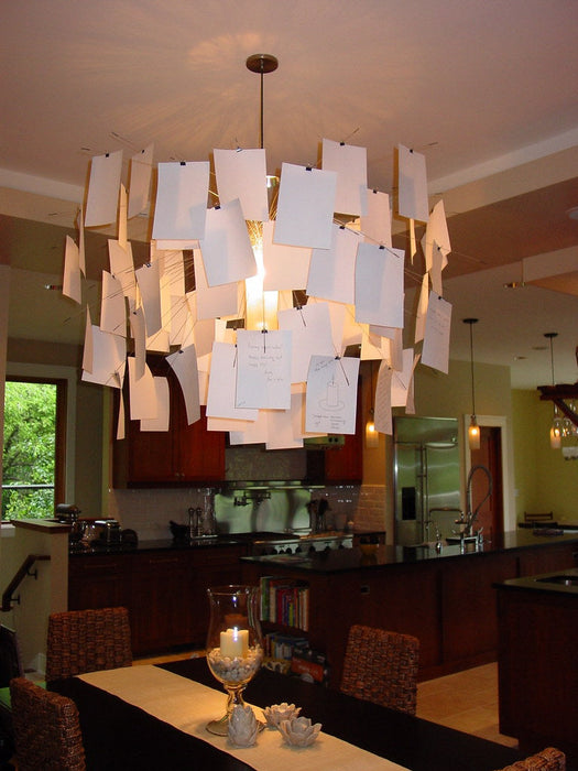 Paper Chandelier.