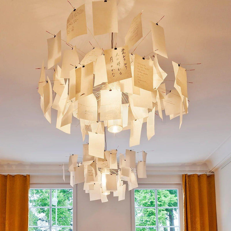 Chandelier en papier-DWHOME