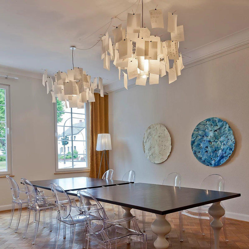 Chandelier en papier-DWHOME