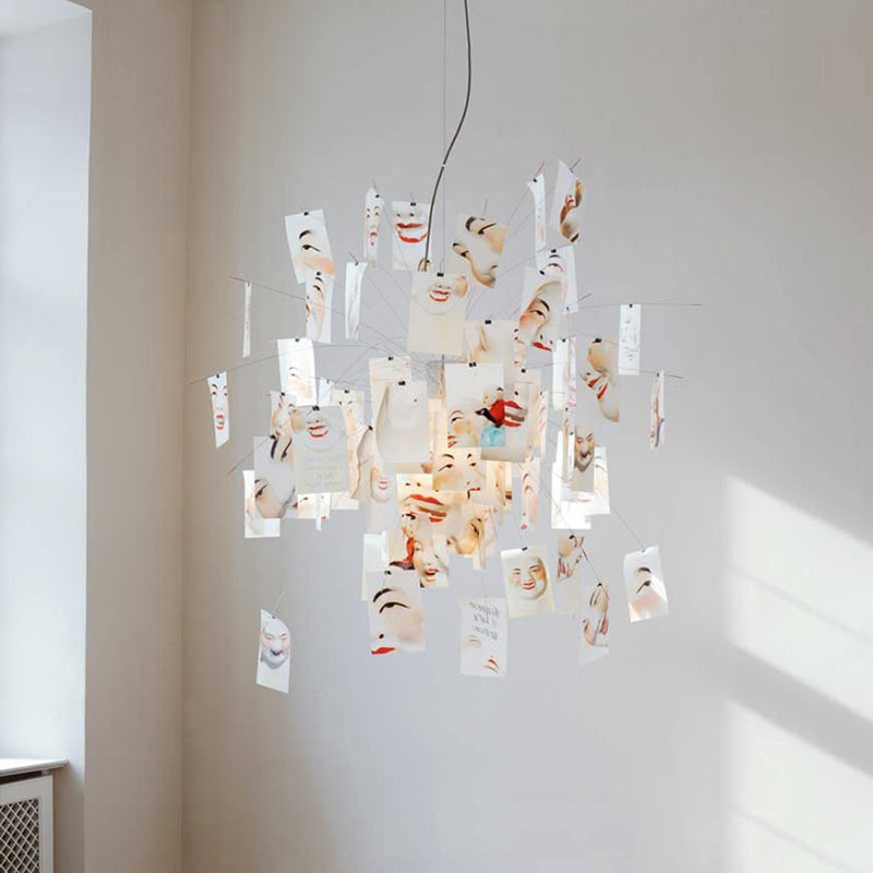 Chandelier en papier-DWHOME