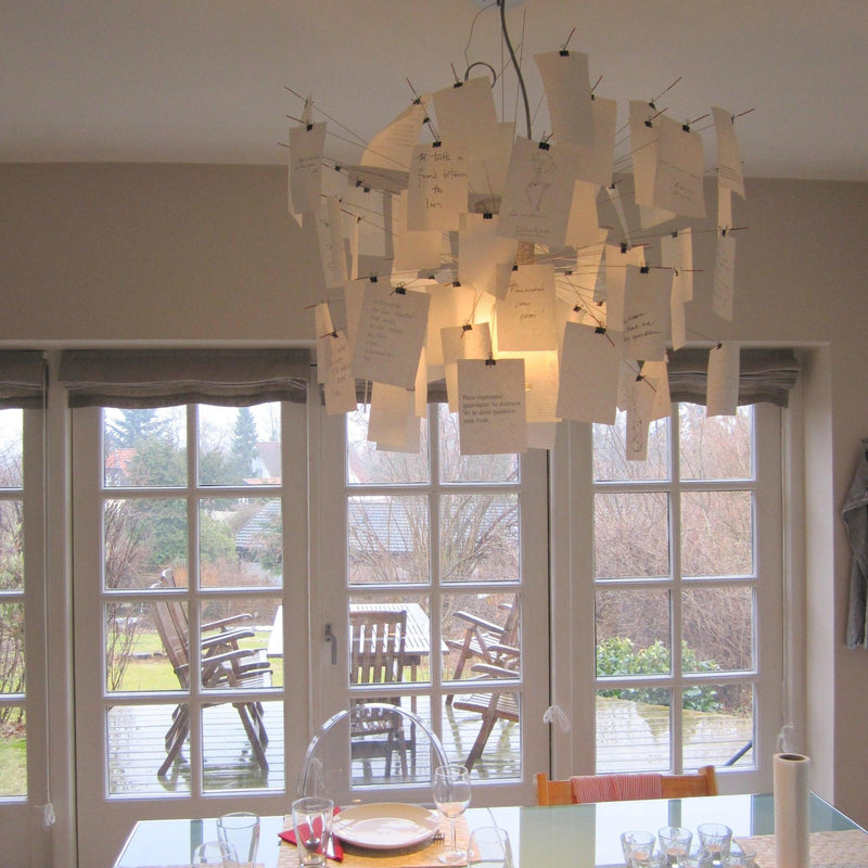 Chandelier en papier-DWHOME
