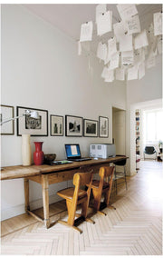 Chandelier en papier-DWHOME