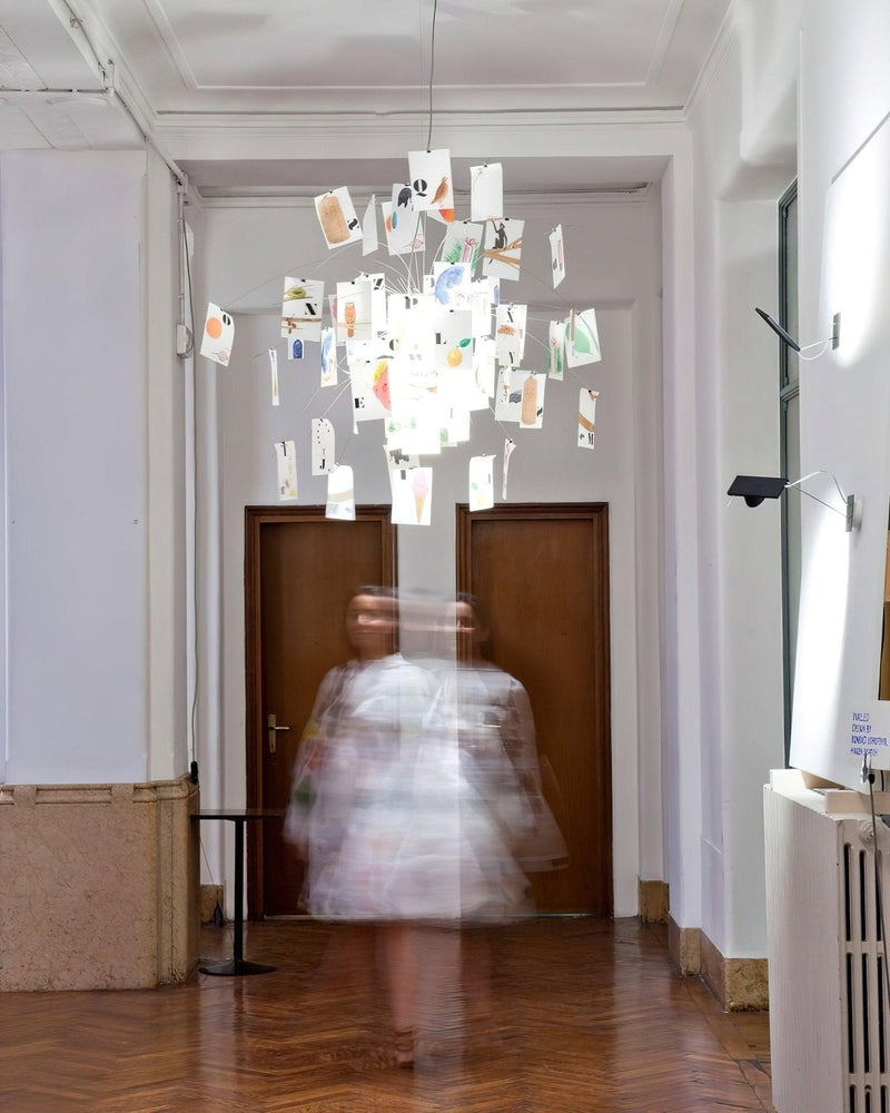 Chandelier en papier-DWHOME