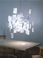 Chandelier en papier-DWHOME