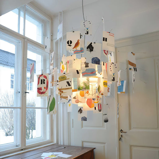 Paper Chandelier.