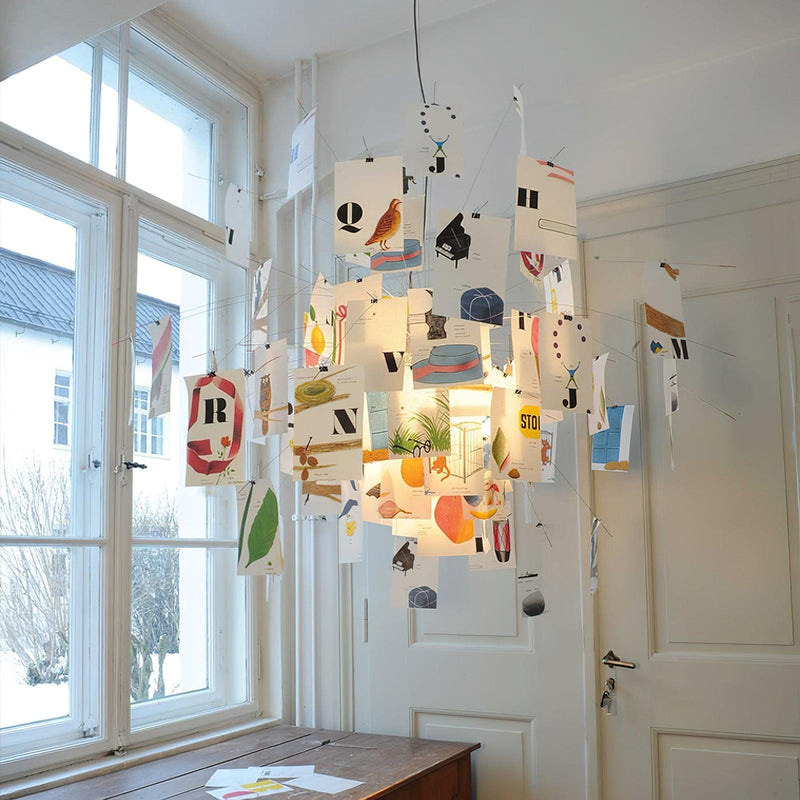 Chandelier en papier-DWHOME