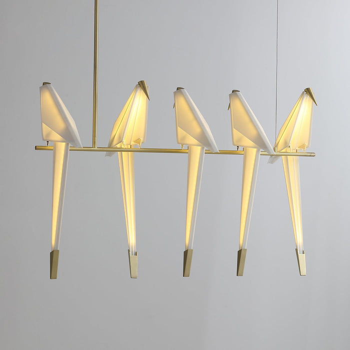 Paper Crane Bird LED Chandelier - DWHOME