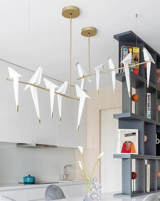 Paper Crane Bird LED Chandelier - DWHOME