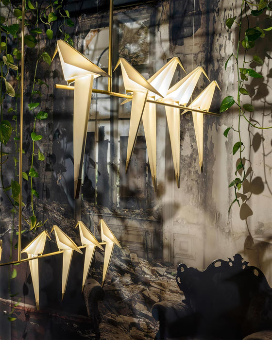 Paper Crane Bird LED Chandelier - DWHOME