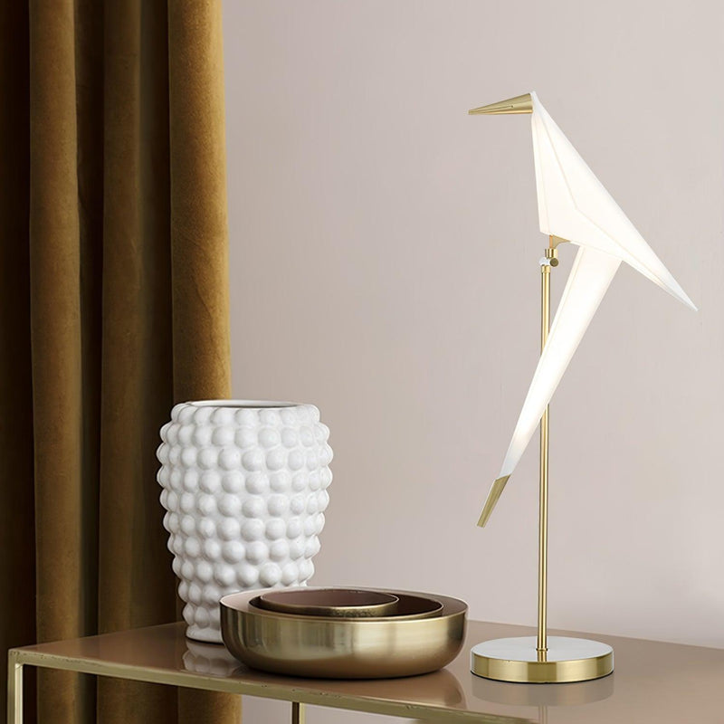 Paper Crane Bird Table Lamp-DWHOME