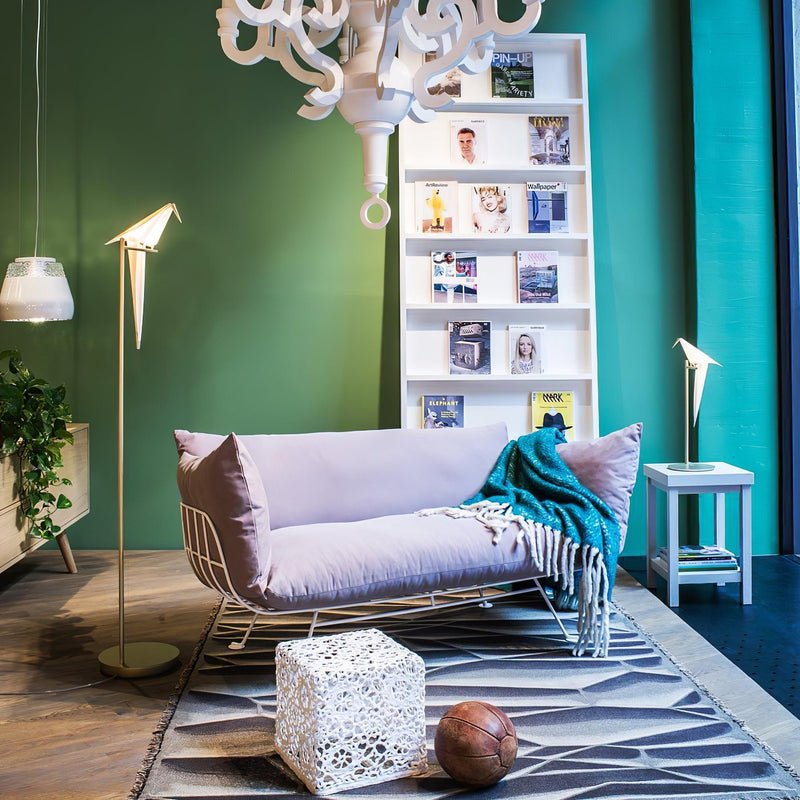 Paper Crane Bird Floor Lamp-DWHOME