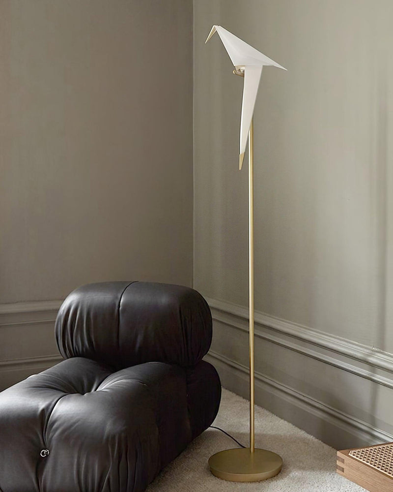 Paper Crane Bird Floor Lamp-DWHOME