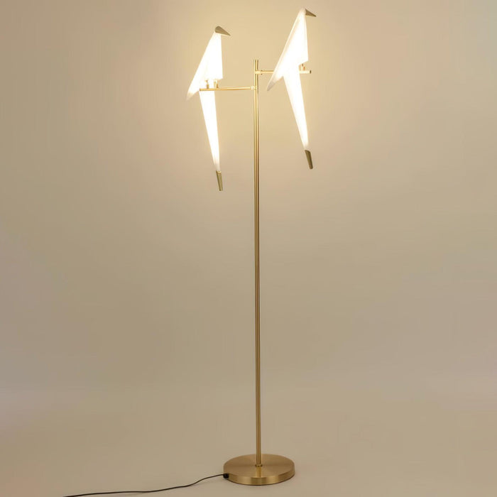 Paper Crane Bird Floor Lamp - Vakkerlight