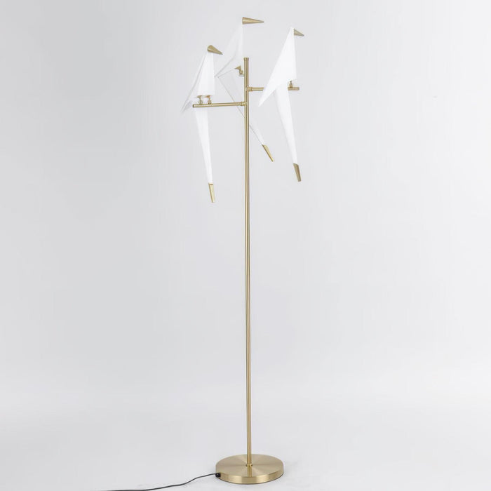 Paper Crane Bird Floor Lamp - Vakkerlight