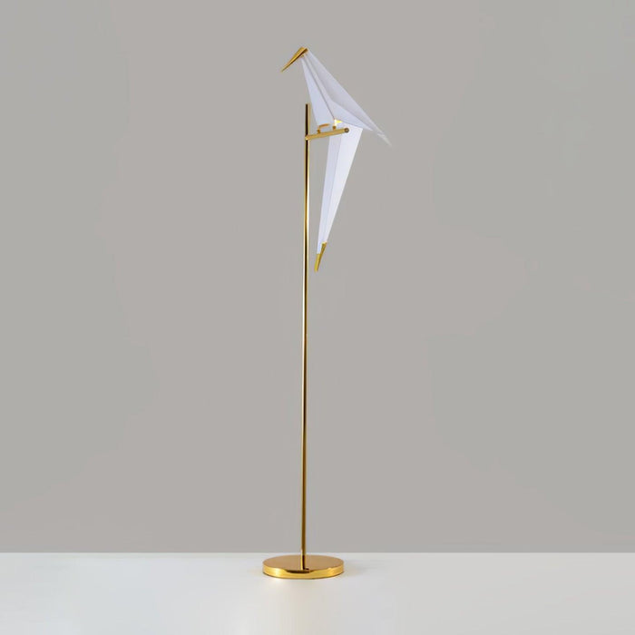 Paper Crane Bird Floor Lamp.