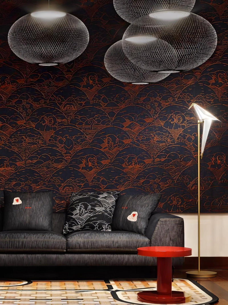 Paper Crane Bird Floor Lamp-DWHOME