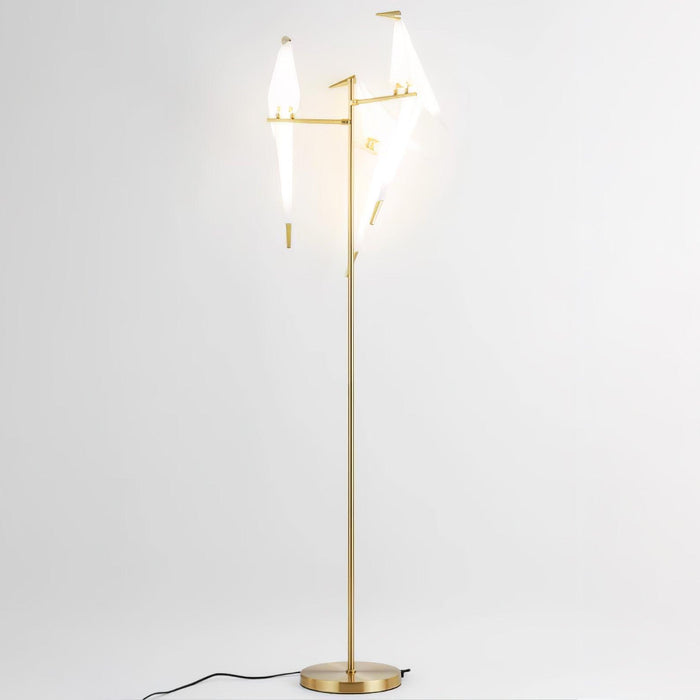 Paper Crane Bird Floor Lamp - Vakkerlight