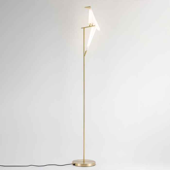 Paper Crane Bird Floor Lamp - Vakkerlight