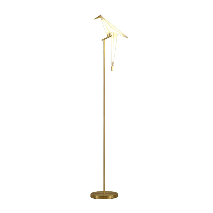 Paper Crane Bird Floor Lamp.