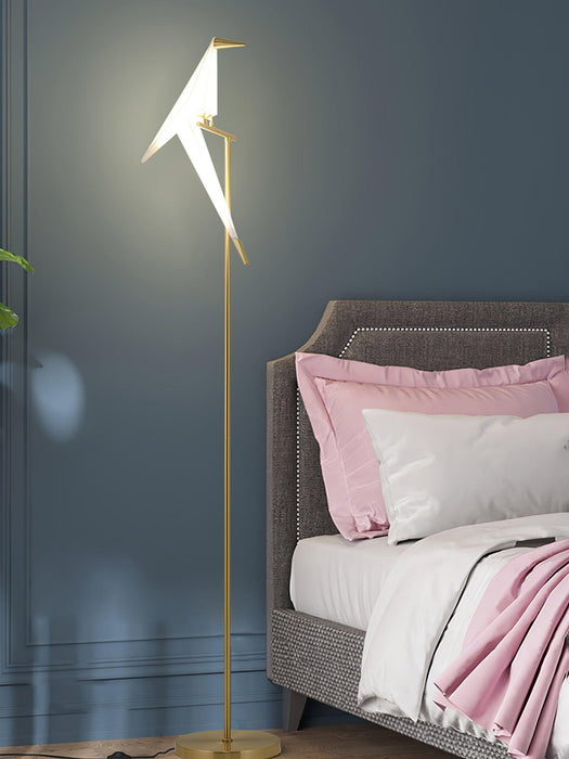 Paper Crane Bird Floor Lamp - DWHOME