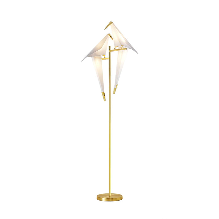 Paper Crane Bird Floor Lamp - Vakkerlight