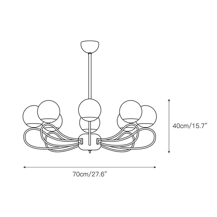 Papillon Chandelier-DWHOME