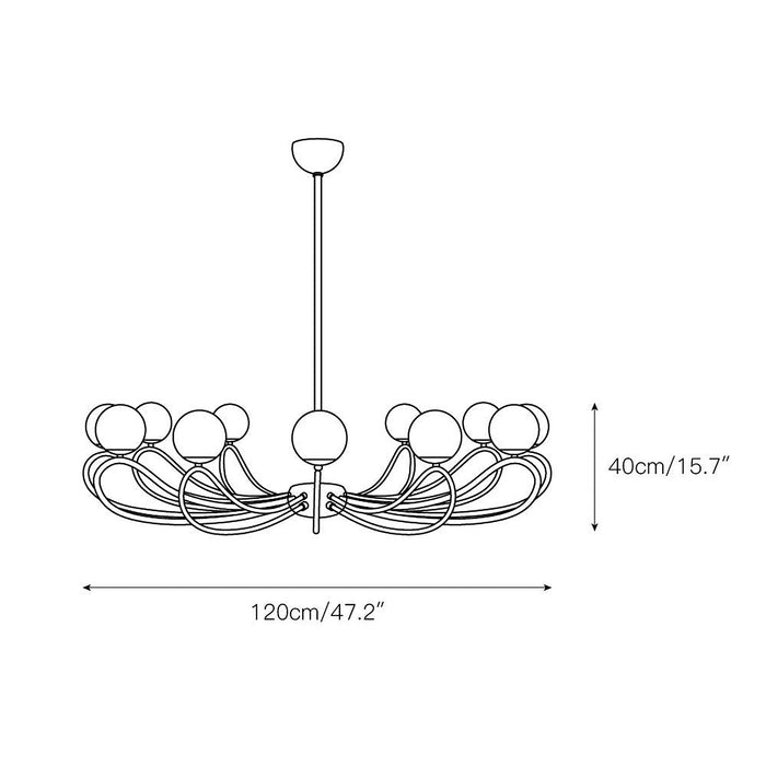 Papillon Chandelier-DWHOME