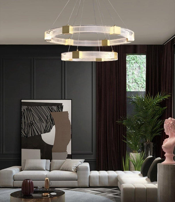 Parallel Ring LED Chandelier - DWHOME