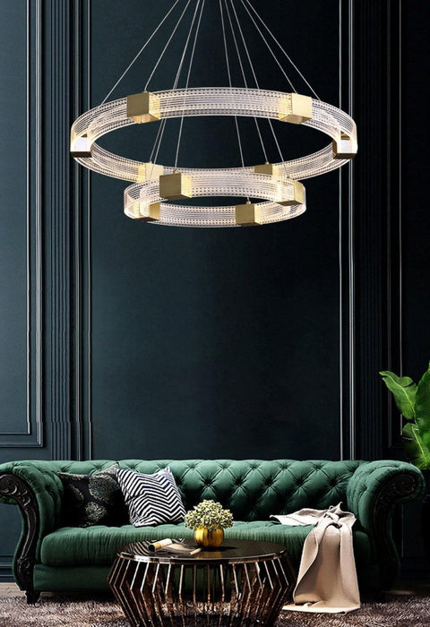 Parallel Ring LED Chandelier - DWHOME