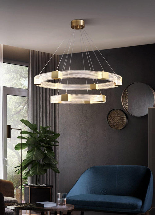 Parallel Ring LED Chandelier - DWHOME