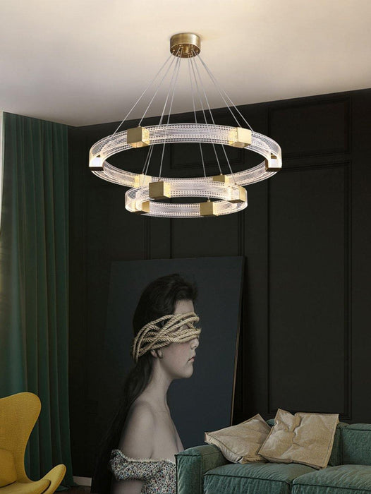 Parallel Ring LED Chandelier - DWHOME