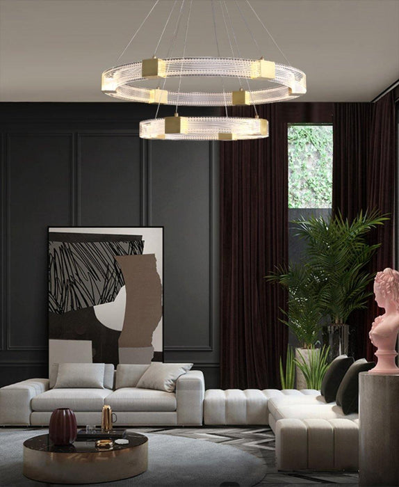 Parallel Ring LED Chandelier - DWHOME