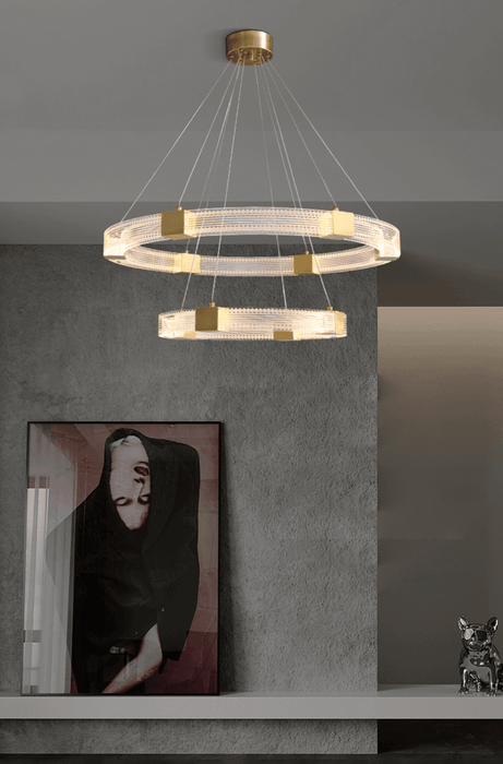 Parallel Ring LED Chandelier - DWHOME