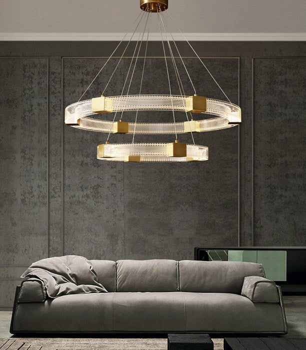 Parallel Ring LED Chandelier - DWHOME