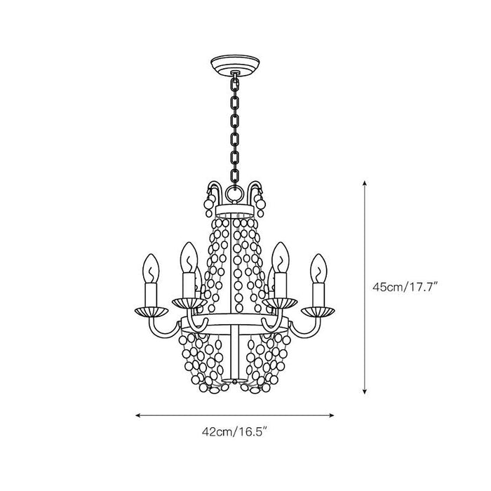 Paris Flea Market Chandelier-DWHOME