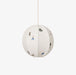 Park Embroidered Textile Pendant Lamp.