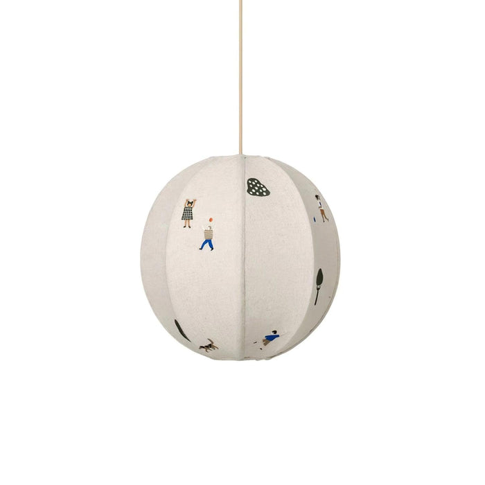 Park Embroidered Textile Pendant Lamp - Vakkerlight