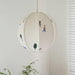 Park Embroidered Textile Pendant Lamp-DWHOME