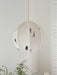 Park Embroidered Textile Pendant Lamp.