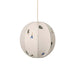 Park Embroidered Textile Pendant Lamp.