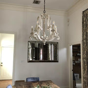 Parrotuncle Wooden Candle Chandelier-DWHOME