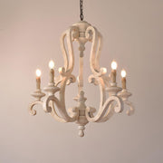 Parrotuncle Wooden Candle Chandelier-DWHOME