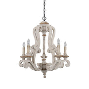 Parrotuncle Wooden Candle Chandelier-DWHOME