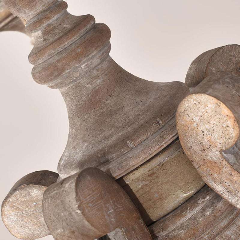 Parrotuncle Wooden Candle Chandelier-DWHOME