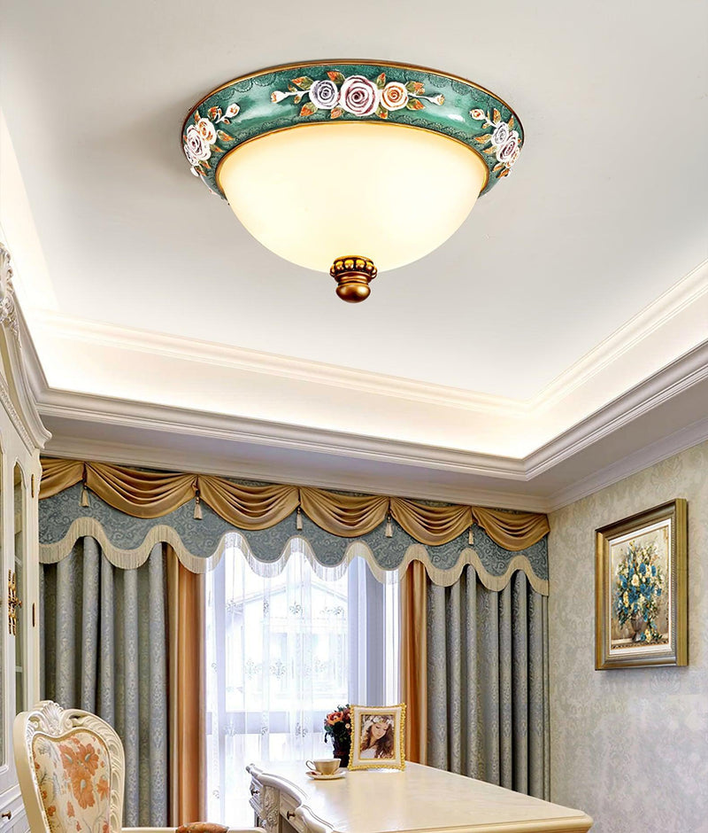 Pastoral Bowl Ceiling Light-DWHOME