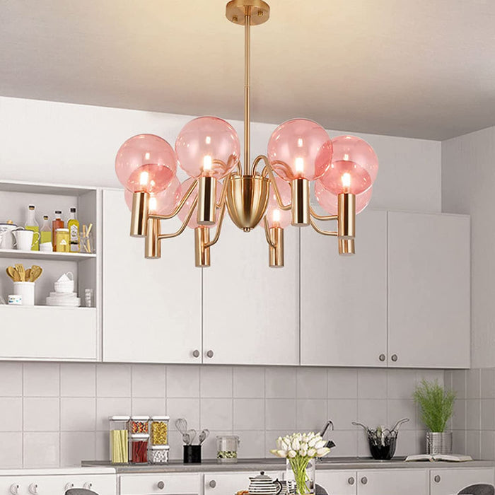 Patricia Glass Chandelier-DWHOME