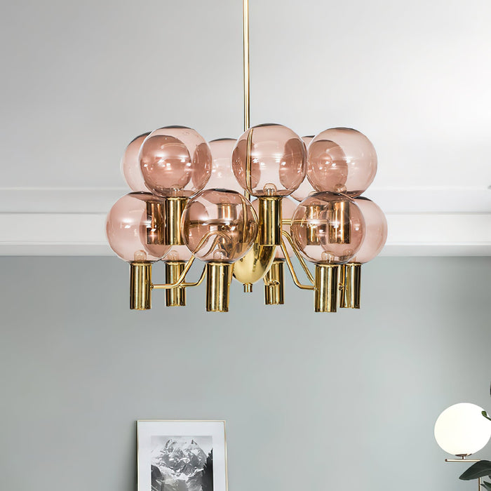 Patricia Glass Chandelier-DWHOME
